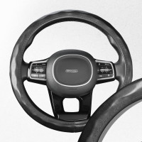 Оплетка SKYWAY Top-11 M черная, экокожа S01102497