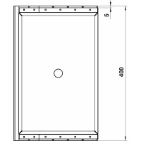 Накопительный бак VVD 16 л, сталь AiSi 439, 1 мм, красное дерево 2090