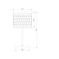 Настольный светильник Bogate's 01103/4 шампань a049993