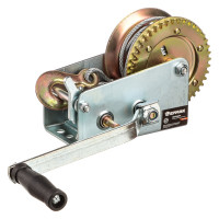 Ручная шестеренчатая лебедка ЕРМАК TRT 1201C (металлический трос) 900кг, длина троса 10м 737-011