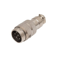Разъем MIC16 6P штекер Pro Legend металл на кабель, PL2213