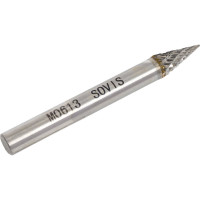 Бор-фреза твердосплавная коническая M0613 6 мм, хв-к 6 мм SOVIS 15648