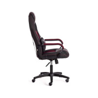 Кресло Tetchair driver 22 кожзаменитель/ткань, черный/бордо 36-6/tw-13 19299