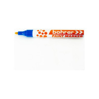Маркер-краска BOHRER 2-4 мм, синий, круглый, нитро-основа, 12 шт. 41334412