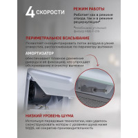 Кухонная вытяжка MBS crassula 160 glass white 5876