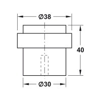 Стопор двери Hafele, 937.52.080