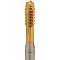 Машинный метчик VOELKEL М 8, шаг 1,25, HSSE-PM TiN DIN371 V30035