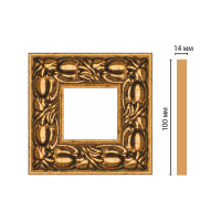 Цветная вставка Decomaster 100x100x14 мм 157-2-58