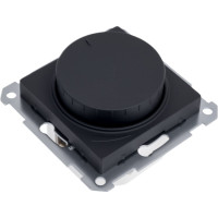 Механизм поворотно-нажимного светорегулятора (диммера) Systeme Electric Atlasdesign led, rc, 400вт, карбон ATN001023