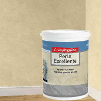 Декоративное покрытие L’impression Perle excellente 1 л, с эффектом матового перламутрового шелка, 42082 бежевый W6SJB1N413