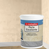 Декоративное покрытие L’impression Perle excellente 1 л, с эффектом матового перламутрового шелка, 42113 бежевый 18JBSGV2B2