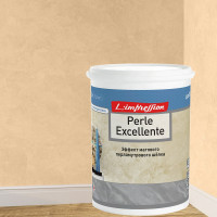 Декоративное покрытие L’impression Perle excellente 1 л, с эффектом матового перламутрового шелка, 42070 персиковый PDA9RK54NB