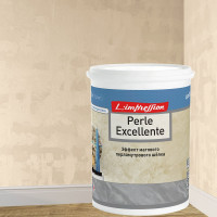 Декоративное покрытие L’impression Perle excellente 1 л, с эффектом матового перламутрового шелка, кремовый 42083 B97HNN99DE