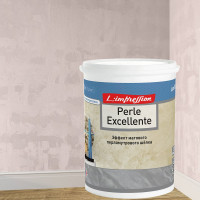 Декоративное покрытие L’impression Perle excellente 1 л, с эффектом матового перламутрового шелка, 42107 фиолетовый 1283C4G665