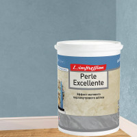 Декоративное покрытие L’impression Perle excellente 1 л, с эффектом матового перламутрового шелка, 42094 голубой M3LXUA869E