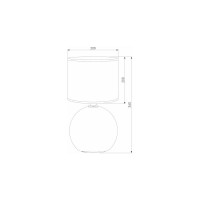 Настольный светильник TK Lighting - 5066 / palla белый a058068