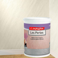 Декоративное покрытие L’impression Les perles 2.5 л, с эффектом блестящего перламутрового шелка, цвет 41066 желтый 7TLRZE46C1