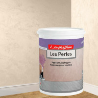 Декоративное покрытие L’impression Les perles 2.5 л, с эффектом блестящего перламутрового шелка, цвет 41070 розовый 68KQF585TT
