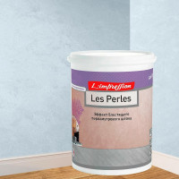 Декоративное покрытие L’impression Les perles 2.5 л, с эффектом блестящего перламутрового шелка, цвет 41104 голубой G3AG5827SU