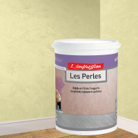 Декоративное покрытие L’impression Les perles 1 л, с эффектом блестящего перламутрового шелка, цвет 41080 желтый HH5RVYNVBV