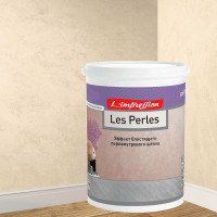 Декоративное покрытие L’impression Les perles 2.5 л, с эффектом блестящего перламутрового шелка, цвет 41088 бежевый XSA1Z213HT