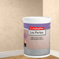 Декоративное покрытие L’impression Les perles 1 л, с эффектом блестящего перламутрового шелка, цвет 41117 бежевый US7J97D19C