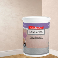 Декоративное покрытие L’impression Les perles 1 л, с эффектом блестящего перламутрового шелка, цвет 41074 розовый 2L6Q4H8W3A