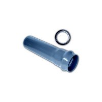 Напорная труба AQUAVIVA НПВХ 110х5,3х3000 мм SDR 21/PN 12,5 AQV3110053 36217