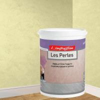 Декоративное покрытие L’impression Les perles 2.5 л, с эффектом блестящего перламутрового шелка, цвет 41080 желтый 6PCQJSJTJT