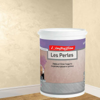 Декоративное покрытие L’impression Les perles 2.5 л, с эффектом блестящего перламутрового шелка, цвет 41067 бежевый YKT5QP1BV3
