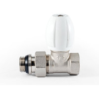 Клапан радиатора PROFACTOR регулирующий конусный затвор, прямой с уплотнением 1/2  PF RVS 372UR