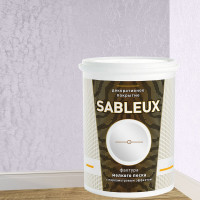 Декоративное покрытие L’impression Sableux 1 л, с фактурой мелкого плотного перламутрового песка цвет Светло сиреневый 32091 XHCZG7MYQG