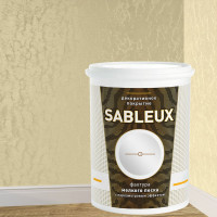 Декоративное покрытие L’impression Sableux 2.5 л, с фактурой мелкого плотного перламутрового песка цвет Светло бежевый 32085 M88WB97BBK