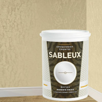 Декоративное покрытие L’impression Sableux 1 л, с фактурой мелкого плотного перламутрового песка цвет Светло желтый 32082 ZMK2LGV9ES