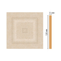 Цветная вставка Decomaster 120x120x11 мм D206-18D