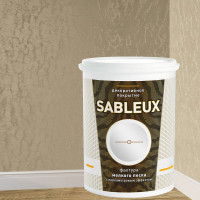 Декоративное покрытие L’impression Sableux 1 л, с фактурой мелкого плотного перламутрового песка цвет 32084 Светло бежевый ATP8EJAHJX