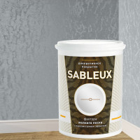 Декоративное покрытие L’impression Sableux 1 л, с фактурой мелкого плотного перламутрового песка цвет Темно серый 32112 A2MJCF3JZ4