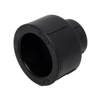 Переходная муфта Blue Ocean полипропиленовая 32-20 UV-pro с защитой от ультрафиолета черная PPRF/RС(Bk)-32х20