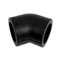 Угол Blue Ocean полипропиленовый 32x45 градусов UV-pro с защитой от ультрафиолета черный PPRF/45E-UV(Bk)-32