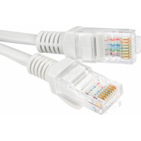 Патч-корд Гарнизон CCA light UTP кат.5e, 3м, литой, многожильный (серый), PC-UTP-5e-3
