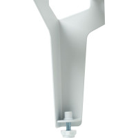 Регулируемая опора для мебели JET 026 H-150 мм, сталь, белый F026S.150WT99