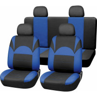 Чехлы на сиденья Nova Bright Fusion URBAN черно-синие 11 предметов 47404