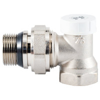 Настроечный клапан радиатора PROFACTOR угловой с уплотнением 3/4 PF RVA 379UR