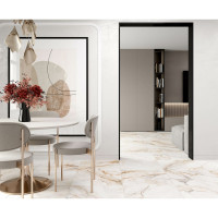 Керамогранит LAPARET Calacatta borgini 60x60 см, структурный, 1.44 кв. м, 4 шт. х9999289600
