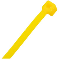 Нейлоновая хомут-стяжка Novocraft 4x370 мм, желтая, уп. 100 шт. HCC14370Y100