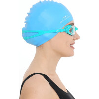 Шапочка для плавания 25Degrees Nuance Light Blue 25D21004J, подростковая, силикон УТ-00019511