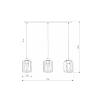 Подвесной светильник TK Lighting 4716 / Galaxy New черный a062967