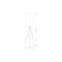 Напольный светильник TK Lighting 5599 / Walz светлое дерево a062963