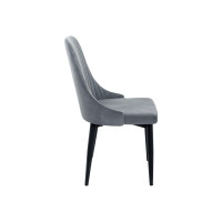 Стул Woodville Kora gray/black 15097