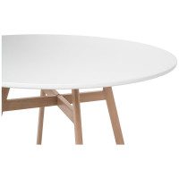 Стол Woodville Skandi 90 белый 11710